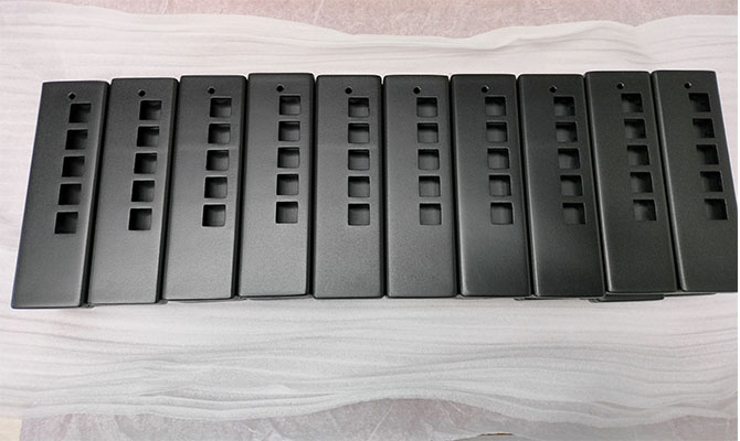 black matte vacuum casting nylon parts черные матовые нейлоновые детали для вакуумного литья